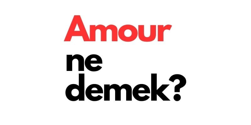 amour ne demek