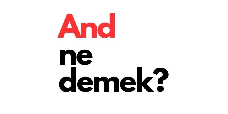 and ne demek