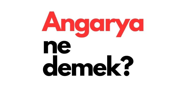 angarya ne demek