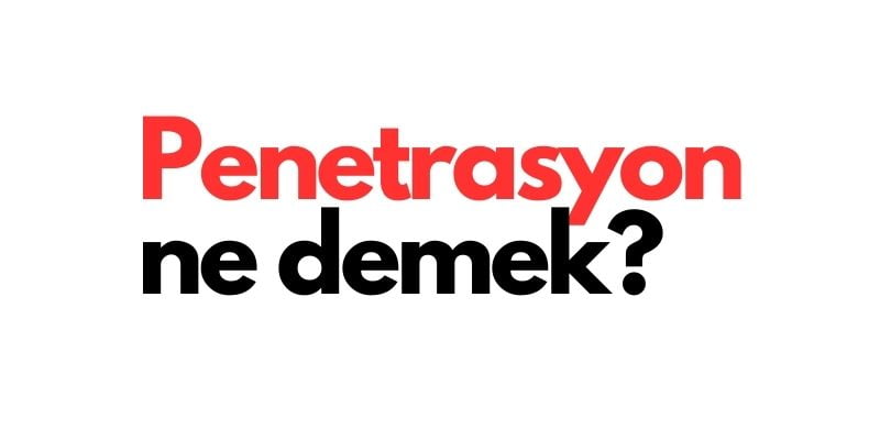 penatrosyon ne demek