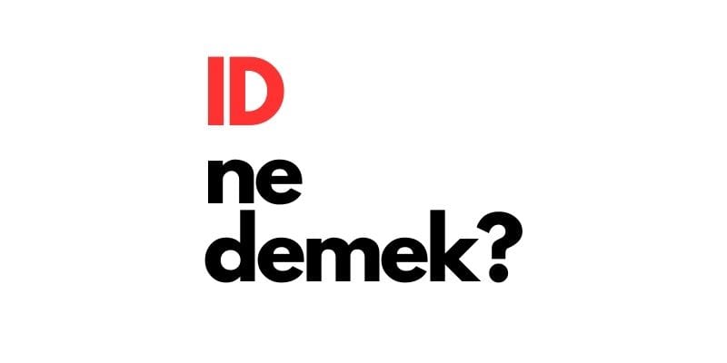 ıd ne demek